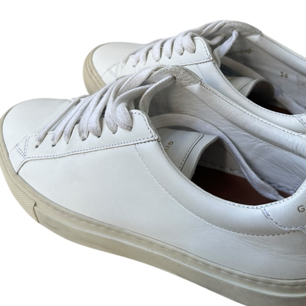 Givenchy White Leather Low Top Sneakers EU 36 / US 6 - Women. - Picture 10 of 16